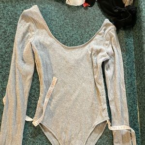 Victoria secret grey bodysuit